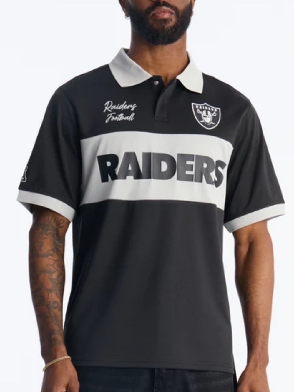 NEW Nova Men Raiders Ipanema Soccer Polo size:XL